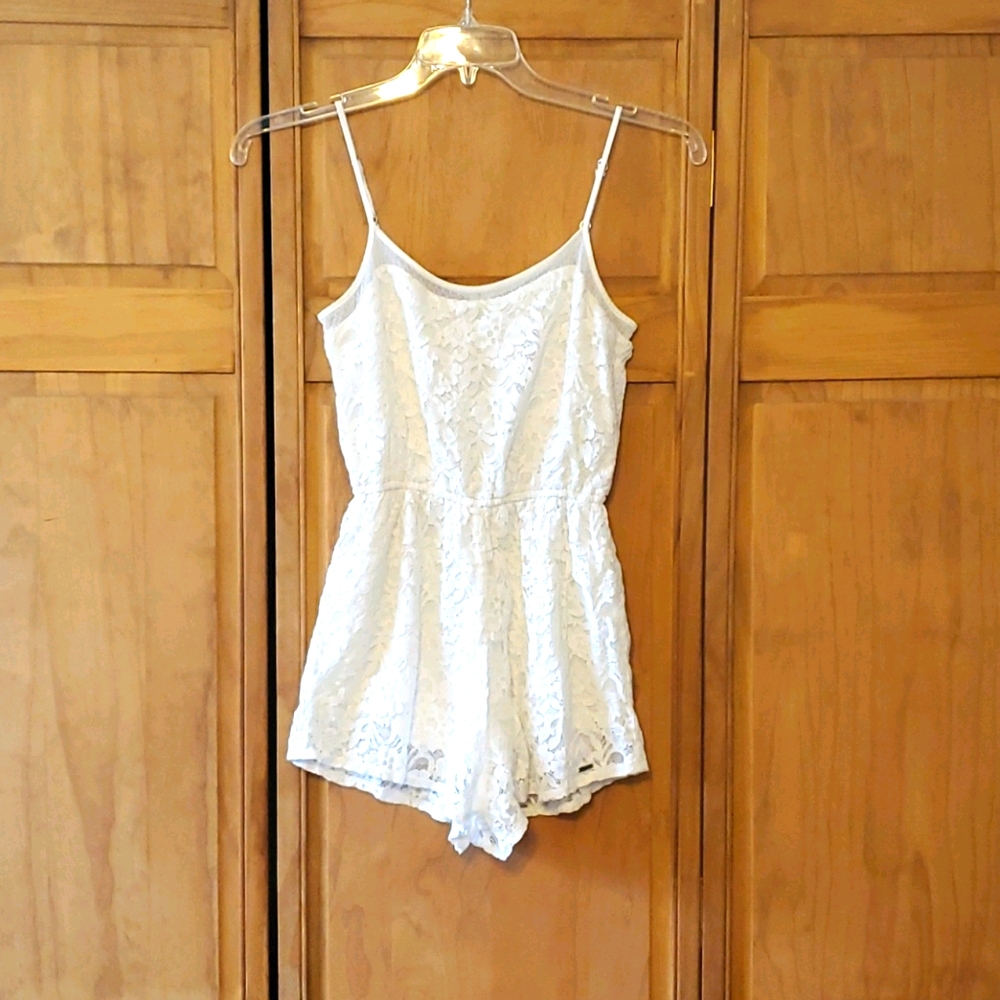 Hollister Lace Romper with Lining